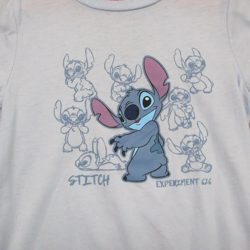 Disney Stitch‎ Graphic Print T-Shirt Blue Kids Size | M